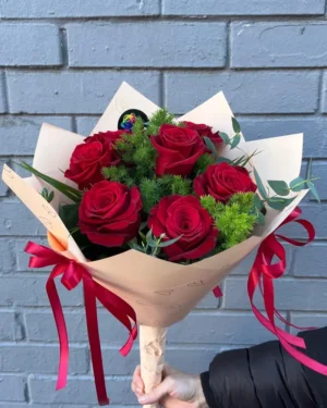 Romantični buket ruža